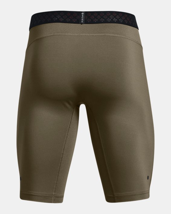 Men's UA RUSH™ HeatGear® 2.0 Long Shorts, Green, pdpMainDesktop image number 6